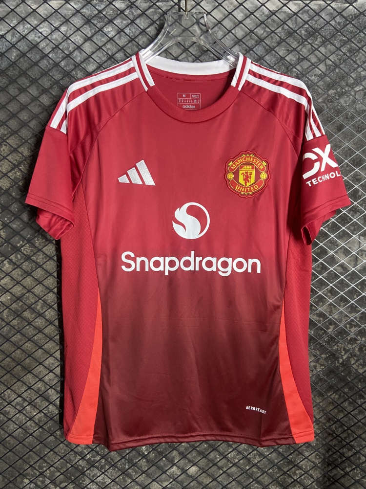 (S-3XL) 1:1 Copy Top Quality 2025/2026 Manchester United home