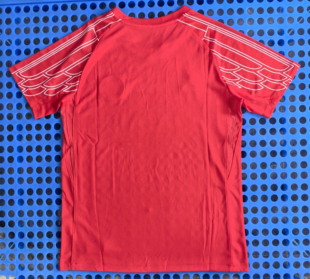 (S-3XL) 1:1 Copy Top Quality 2025/2026 Paris' third away kit in red