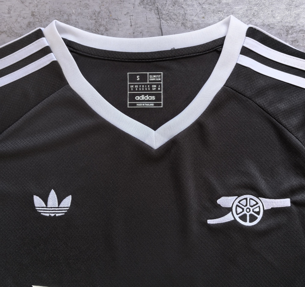 (S-3XL) 1:1 Copy Top Quality 2025/2026 Arsenal black goalkeeper