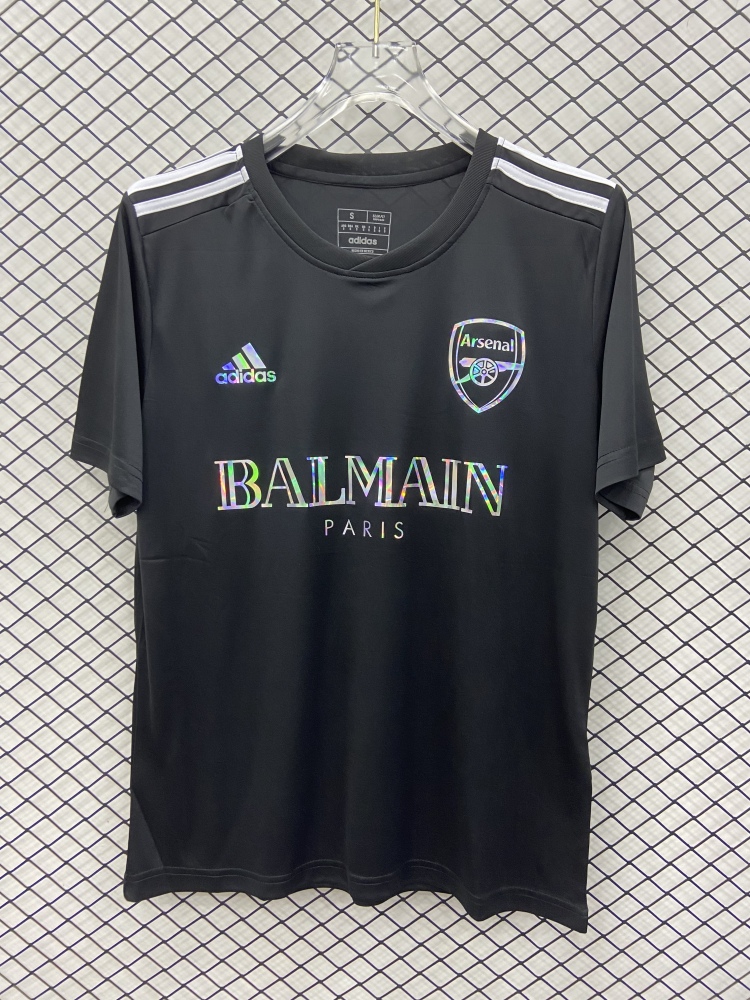 (S-3XL) 1:1 Copy Top Quality 2025/2026 Arsenal T-shirt, black