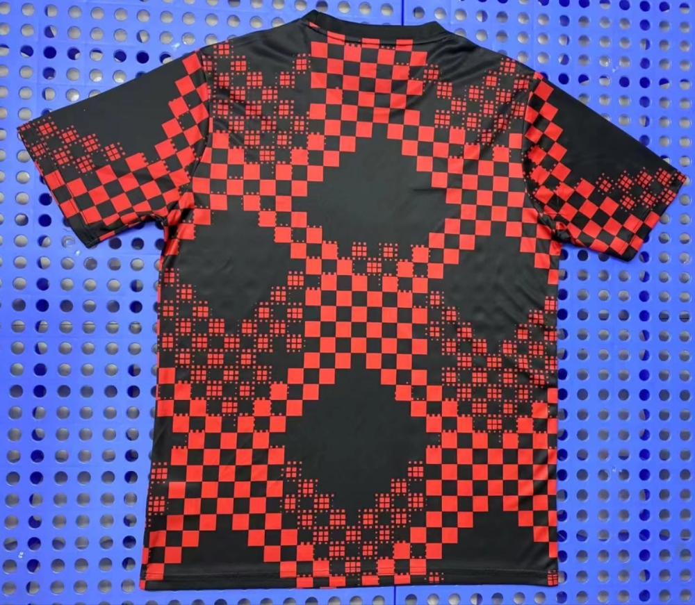 (S-3XL) 1:1 Copy Top Quality 2025/2026 Benfica's red and black pre-match training kit