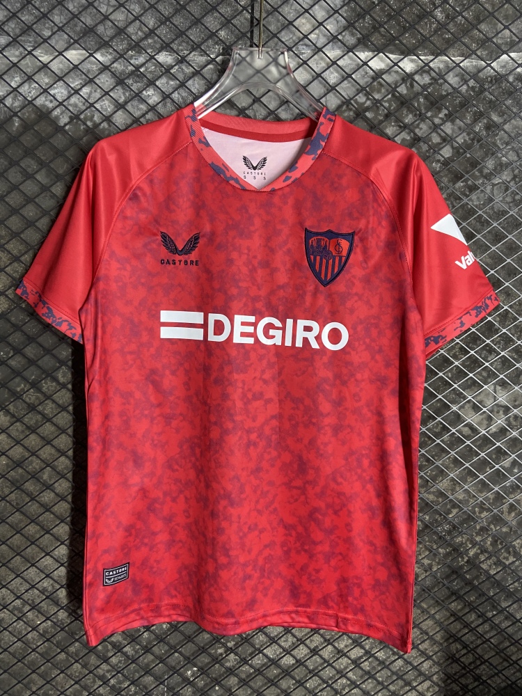 (S-3XL) 1:1 Copy Top Quality 2025/2026 24-25 Sevilla Away