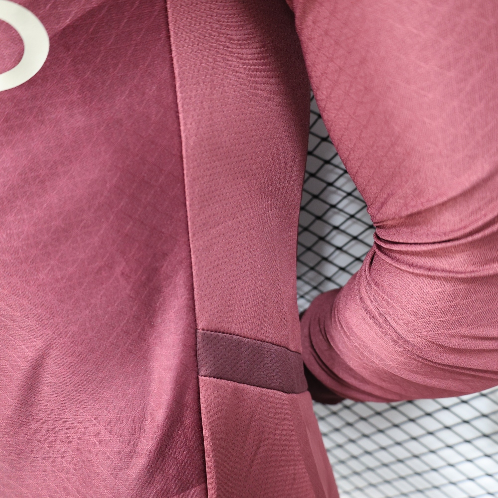 (S-3XL) 1:1 Copy Top Quality 2025/2026 Player: Manchester City maroon long sleeves