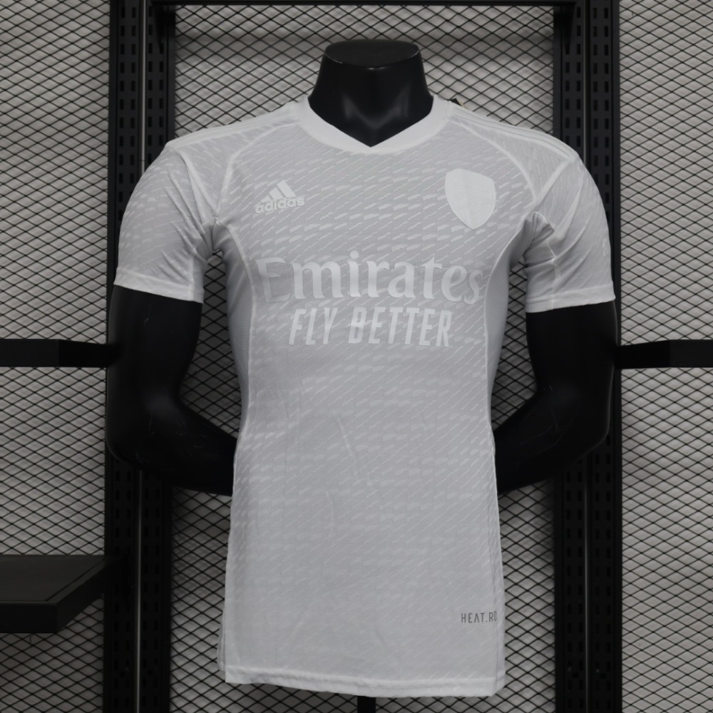 (S-3XL) 1:1 Copy Top Quality 2025/2026 Player: 24 Arsenal White
