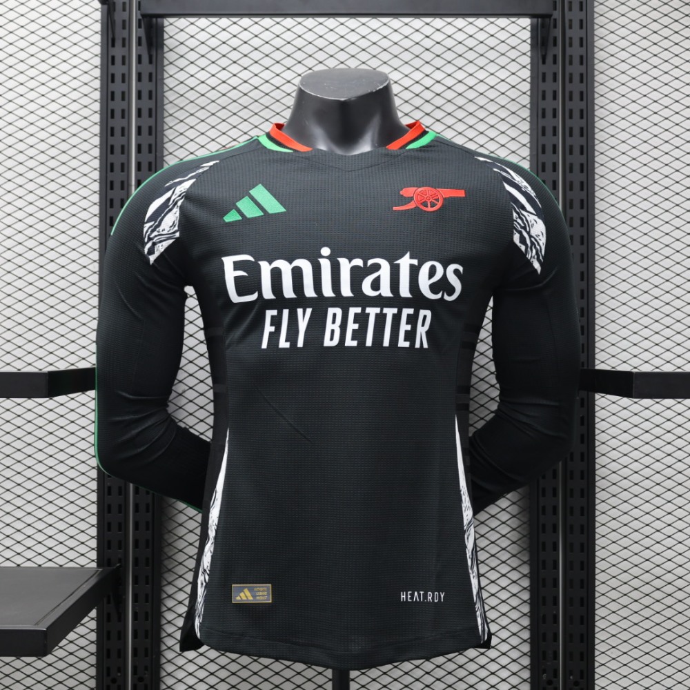 (S-3XL) 1:1 Copy Top Quality 2025/2026 Player: Arsenal away long-sleeved (kit)