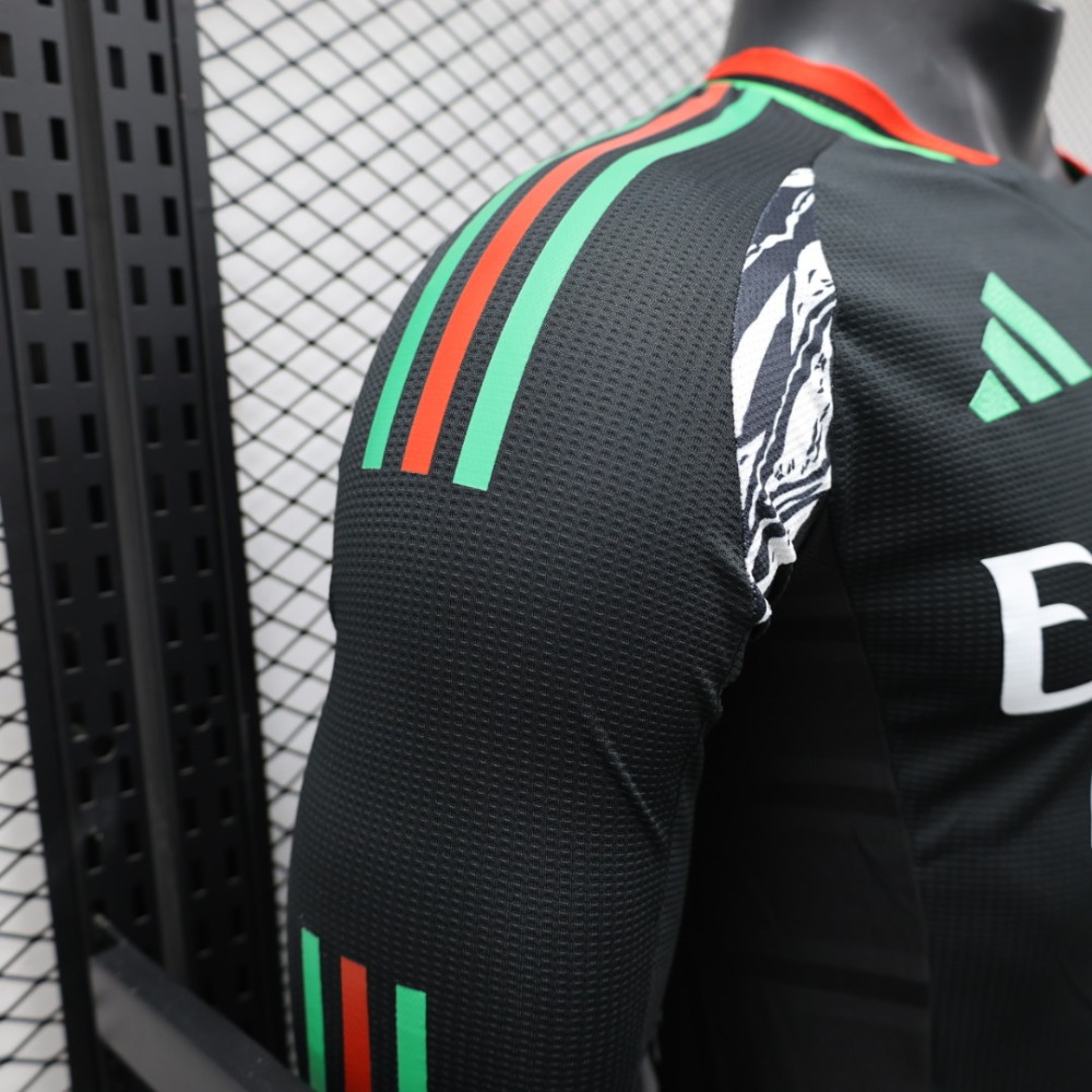 (S-3XL) 1:1 Copy Top Quality 2025/2026 Player: Arsenal away long-sleeved (kit)