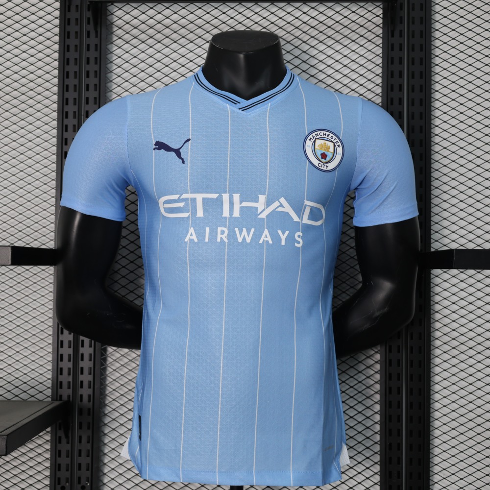 (S-3XL) 1:1 Copy Top Quality 2025/2026 Player: New Manchester City home (kit)