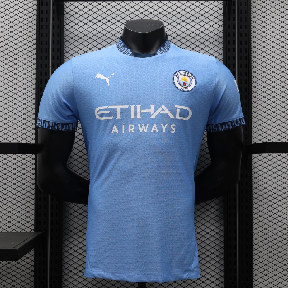 (S-3XL) 1:1 Copy Top Quality 2025/2026 Player: 24-25 Manchester City home