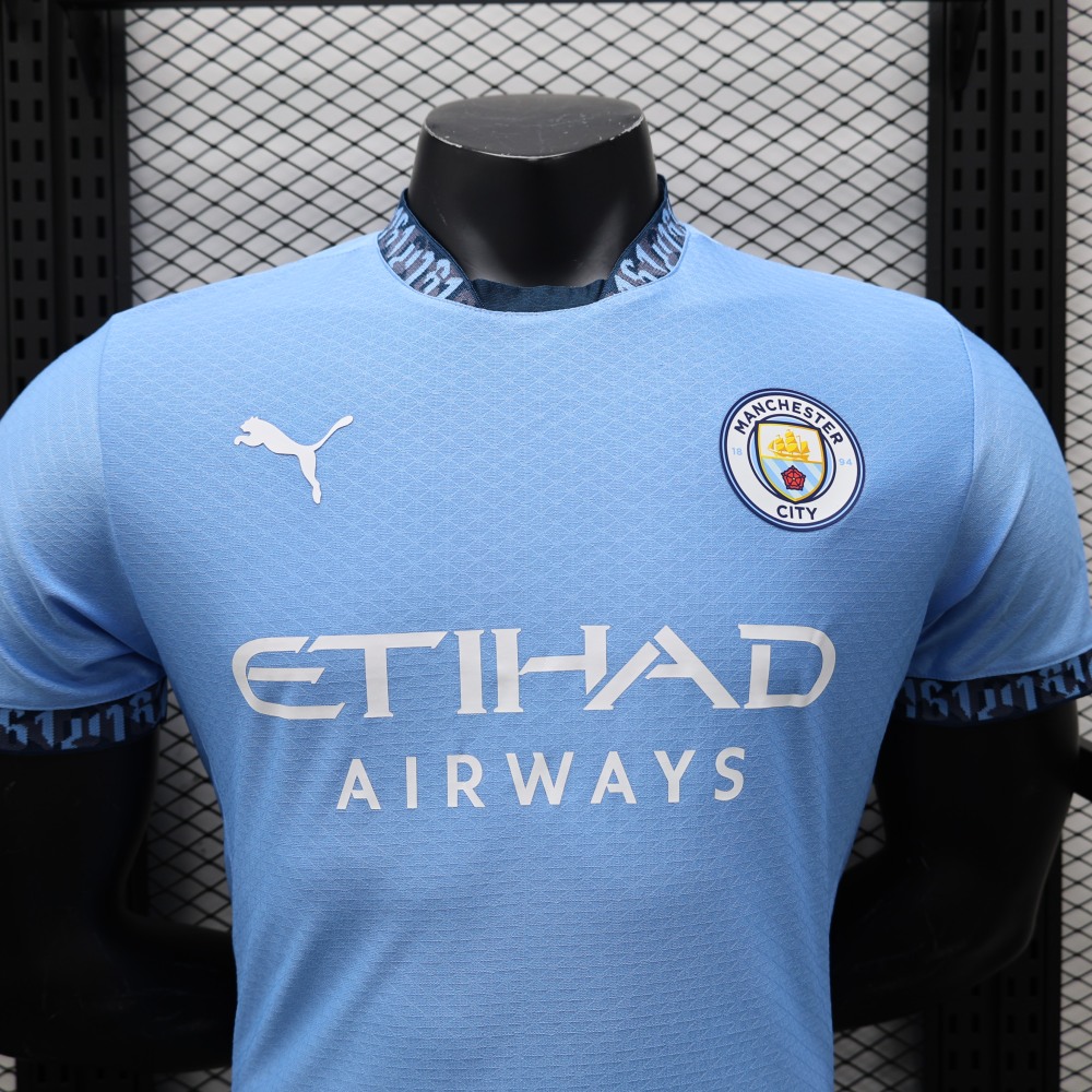 (S-3XL) 1:1 Copy Top Quality 2025/2026 Player: 24-25 Manchester City home