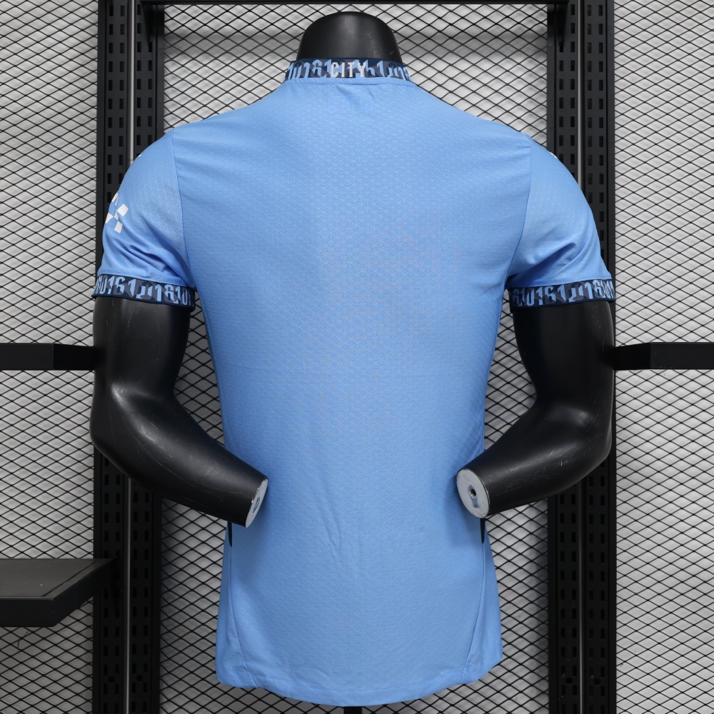 (S-3XL) 1:1 Copy Top Quality 2025/2026 Player: 24-25 Manchester City home