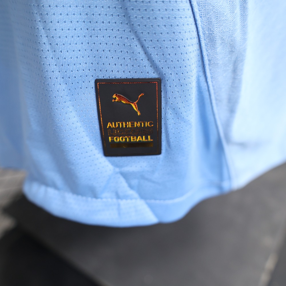 (S-3XL) 1:1 Copy Top Quality 2025/2026 Player: Manchester City home long-sleeved (kit)