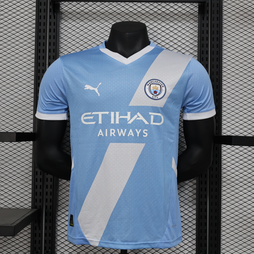 (S-3XL) 1:1 Copy Top Quality 2025/2026 Player: 25-26 Manchester City home (kit)