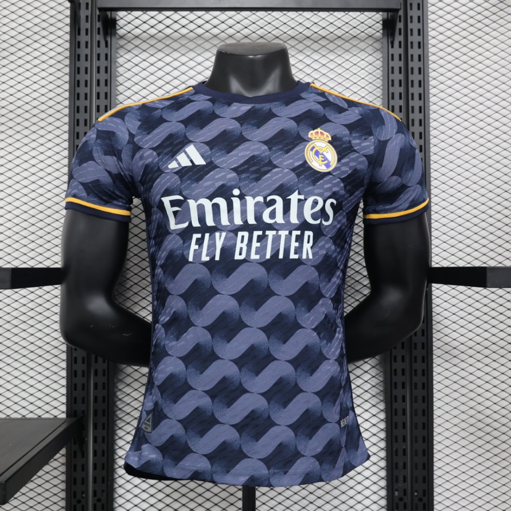 (S-3XL) 1:1 Copy Top Quality 2025/2026 Player: 23-24 Real Madrid Away