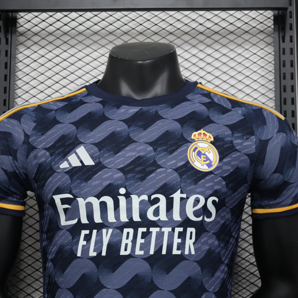 (S-3XL) 1:1 Copy Top Quality 2025/2026 Player: 23-24 Real Madrid Away