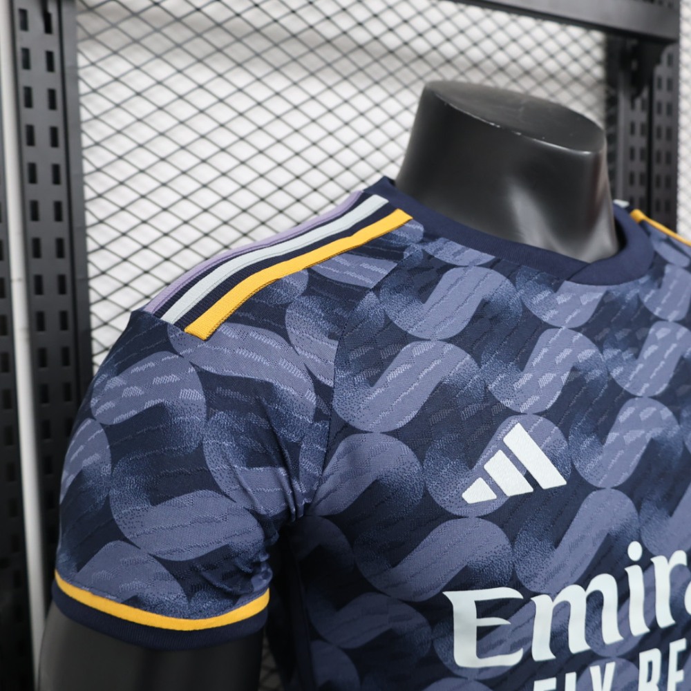 (S-3XL) 1:1 Copy Top Quality 2025/2026 Player: 23-24 Real Madrid Away