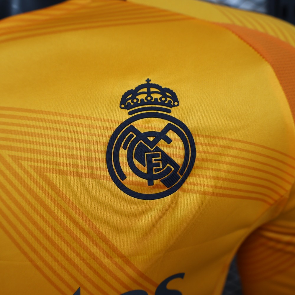(S-3XL) 1:1 Copy Top Quality 2025/2026 Player: Real Madrid Away Long-sleeved Jersey