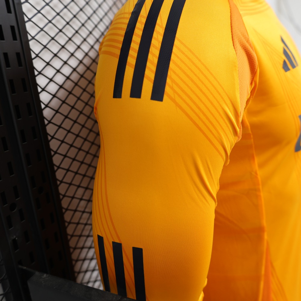 (S-3XL) 1:1 Copy Top Quality 2025/2026 Player: Real Madrid Away Long-sleeved Jersey