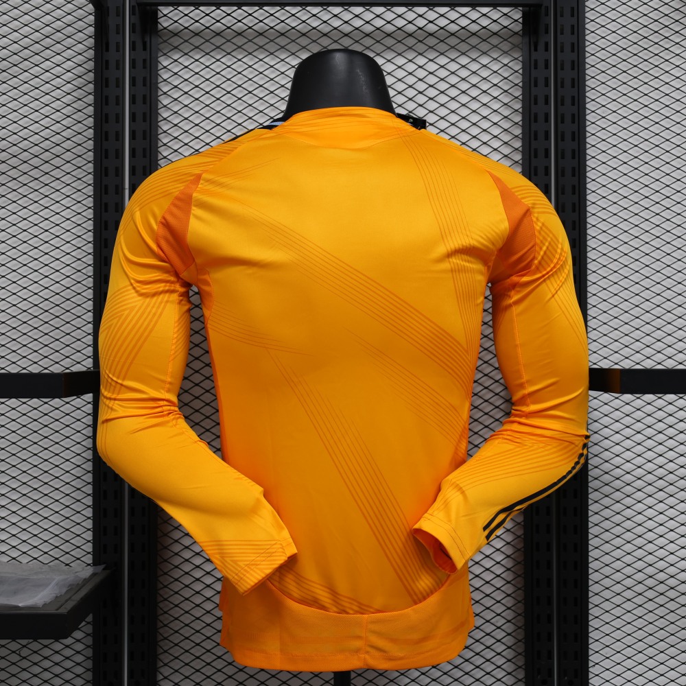 (S-3XL) 1:1 Copy Top Quality 2025/2026 Player: Real Madrid Away Long-sleeved Jersey