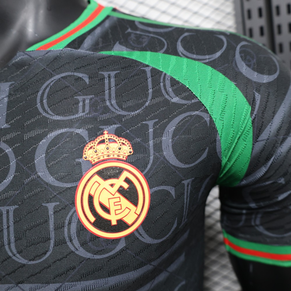 (S-3XL) 1:1 Copy Top Quality 2025/2026 Player: Gucci Real Madrid