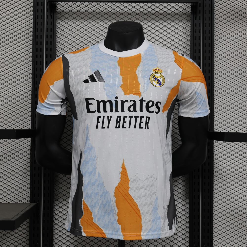 (S-3XL) 1:1 Copy Top Quality 2025/2026 Player: Real Madrid training kit