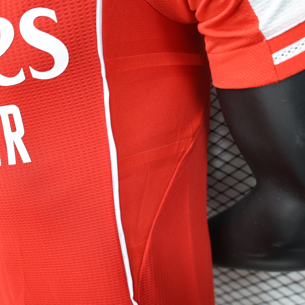 (S-3XL) 1:1 Copy Top Quality 2025/2026 Player: New Arsenal Red