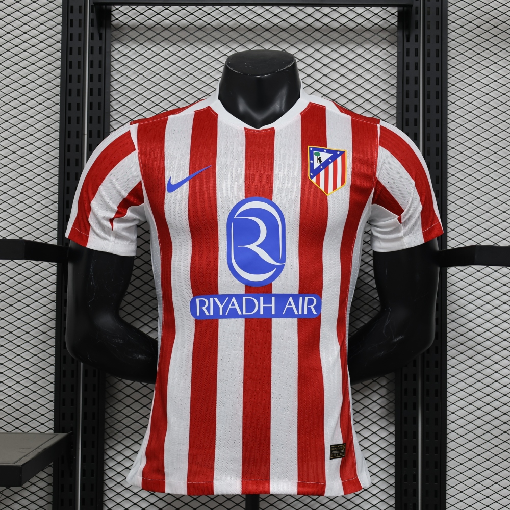 (S-3XL) 1:1 Copy Top Quality 2025/2026 Atlético Madrid home court