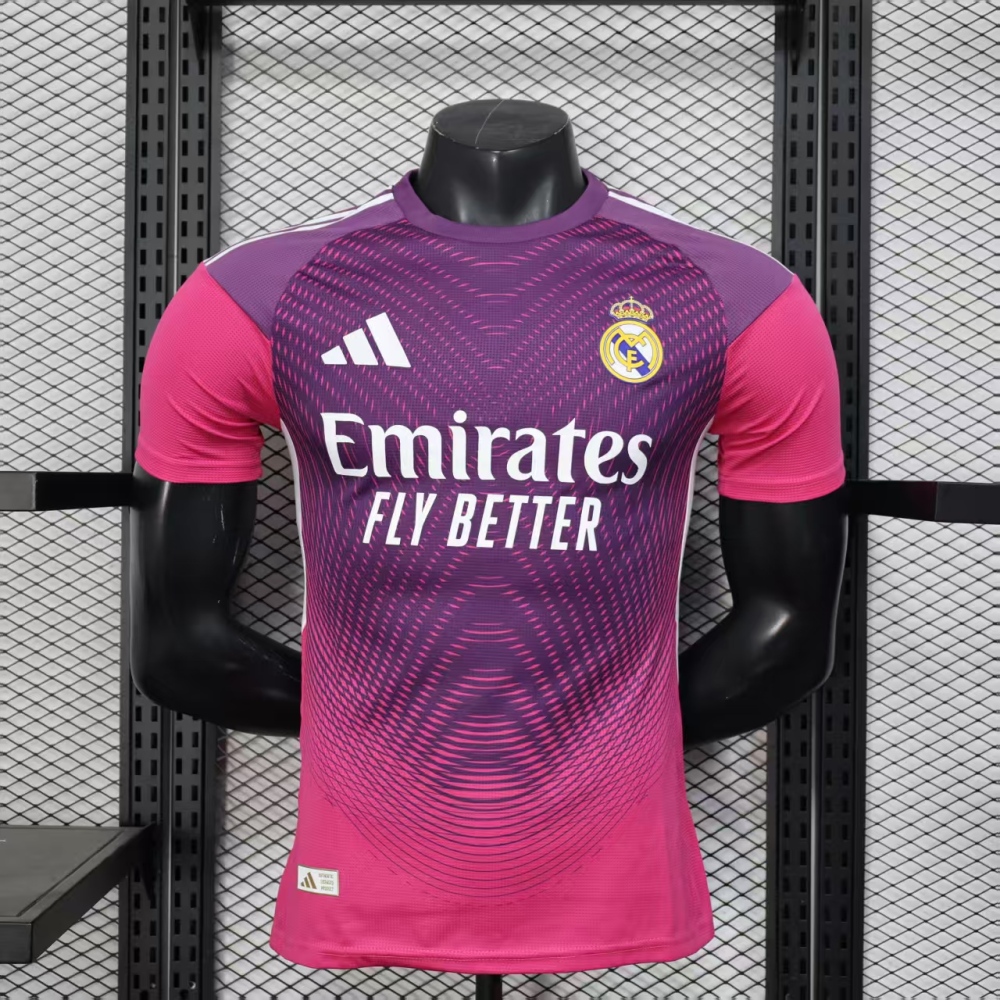 (S-3XL) 1:1 Copy Top Quality 2025/2026 Player: Real Madrid Purple