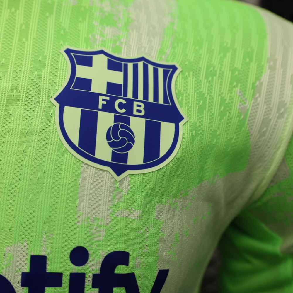 (S-3XL) 1:1 Copy Top Quality 2025/2026 Player: Barcelona Second Away Kit