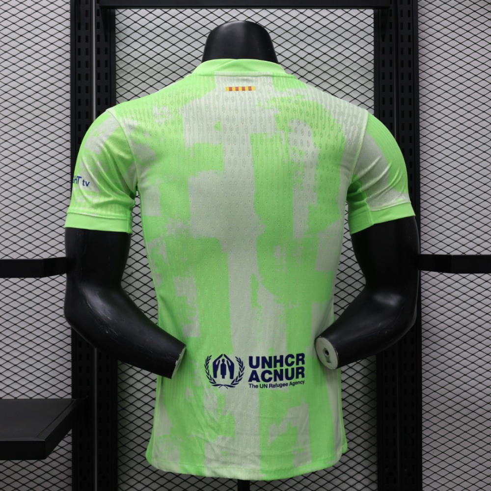 (S-3XL) 1:1 Copy Top Quality 2025/2026 Player: Barcelona Second Away Kit