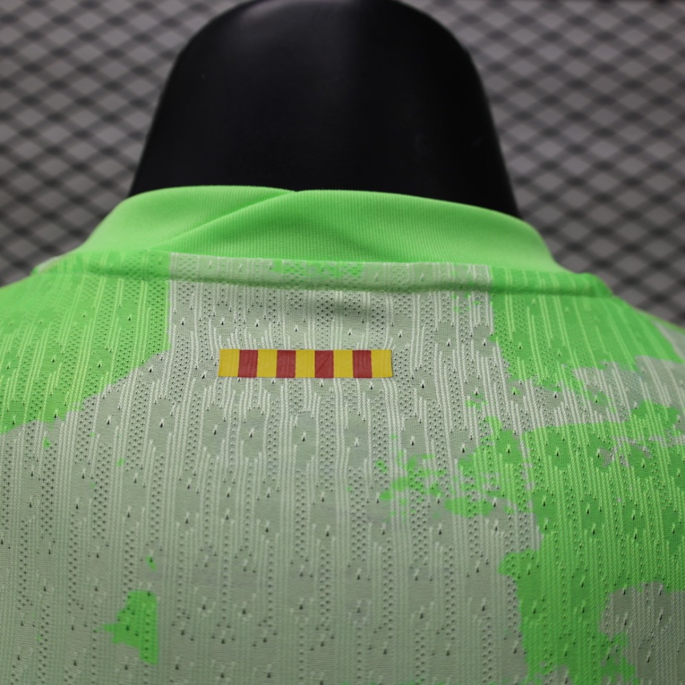 (S-3XL) 1:1 Copy Top Quality 2025/2026 Player: Barcelona Second Away Kit