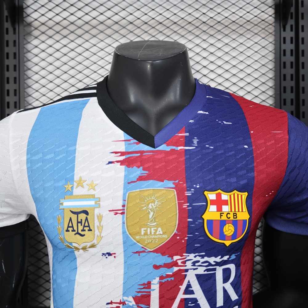(S-3XL) 1:1 Copy Top Quality 2025/2026 Player; Barcelona Special Edition