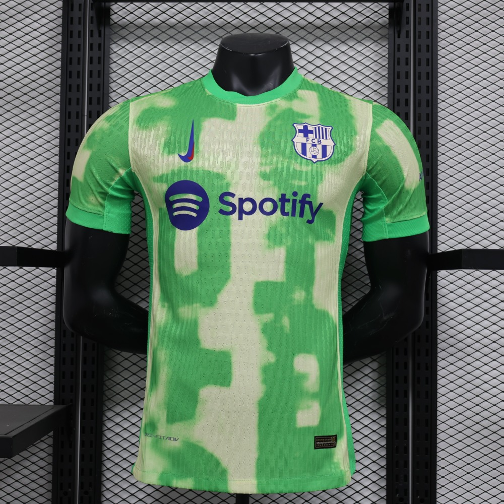 (S-3XL) 1:1 Copy Top Quality 2025/2026 Player: New Barcelona Second Away