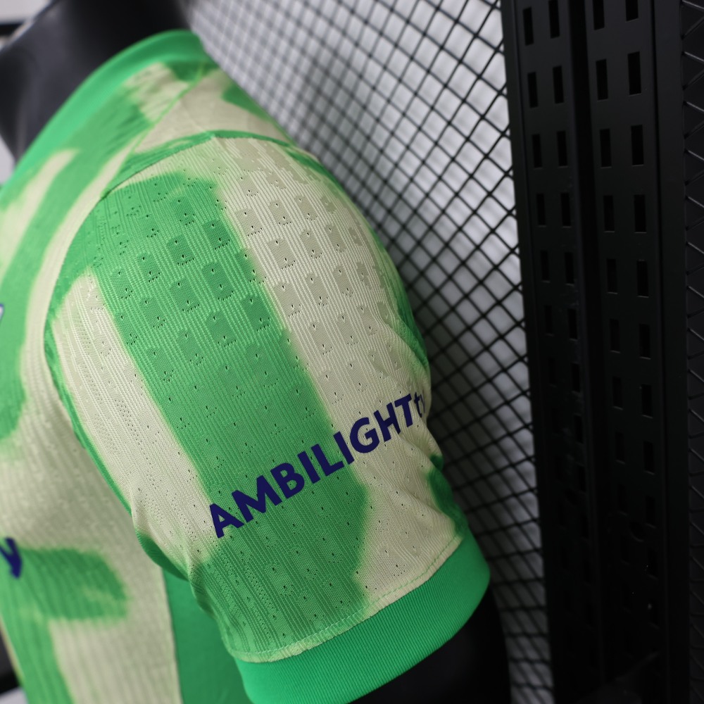 (S-3XL) 1:1 Copy Top Quality 2025/2026 Player: New Barcelona Second Away