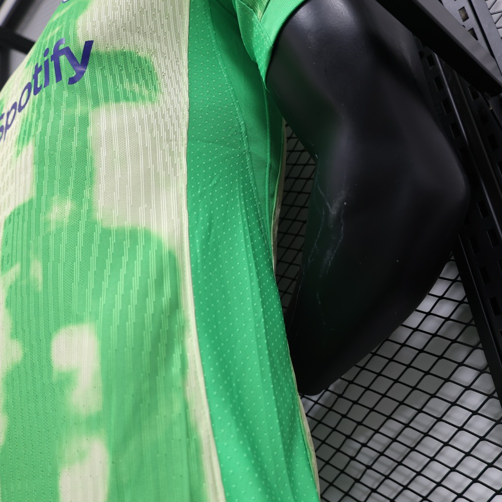 (S-3XL) 1:1 Copy Top Quality 2025/2026 Player: New Barcelona Second Away