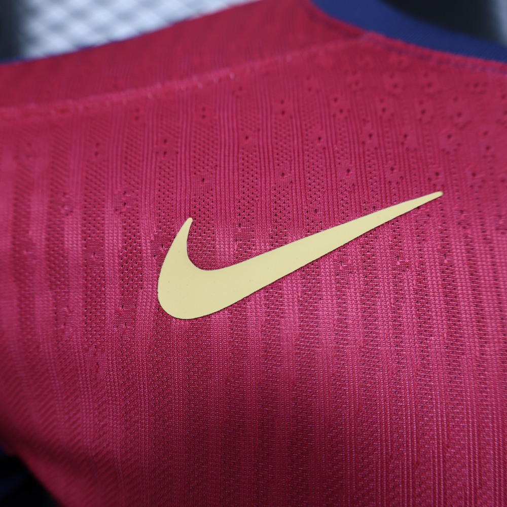 (S-3XL) 1:1 Copy Top Quality 2025/2026 Player: Barcelona Home Long Sleeve
