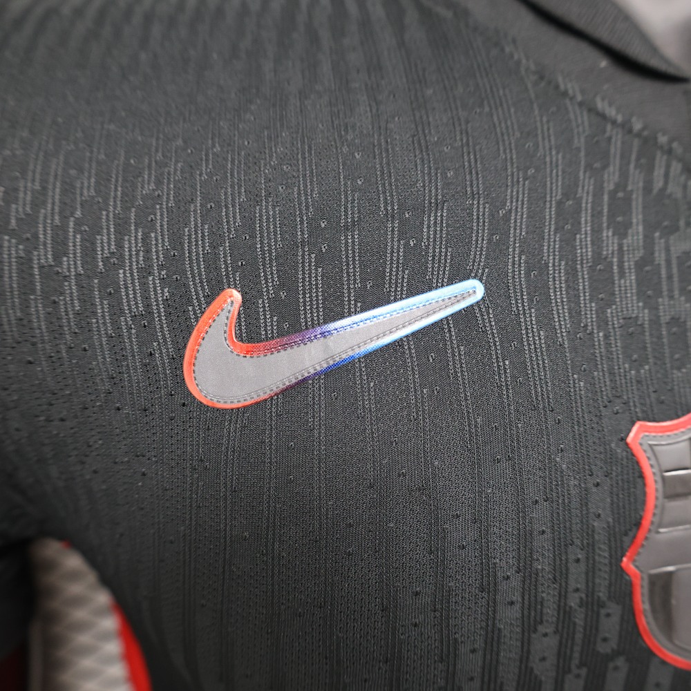 (S-3XL) 1:1 Copy Top Quality 2025/2026 Player: Barcelona Away Black