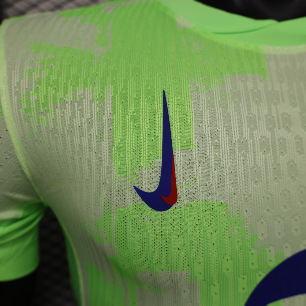(S-3XL) 1:1 Copy Top Quality 2025/2026 Player: Barcelona Second Away