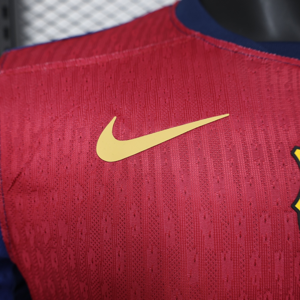 (S-3XL) 1:1 Copy Top Quality 2025/2026  Player: Barcelona Home Long Sleeve