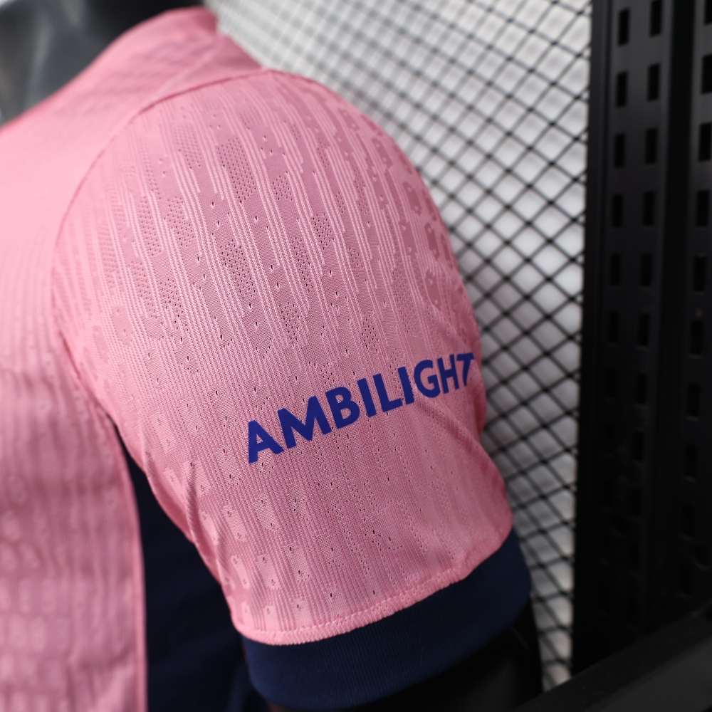 (S-3XL) 1:1 Copy Top Quality 2025/2026 Player: 25-26 Barcelona Pink