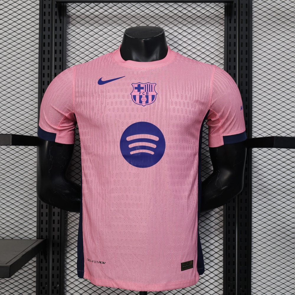 (S-3XL) 1:1 Copy Top Quality 2025/2026 Player: 25-26 Barcelona Pink