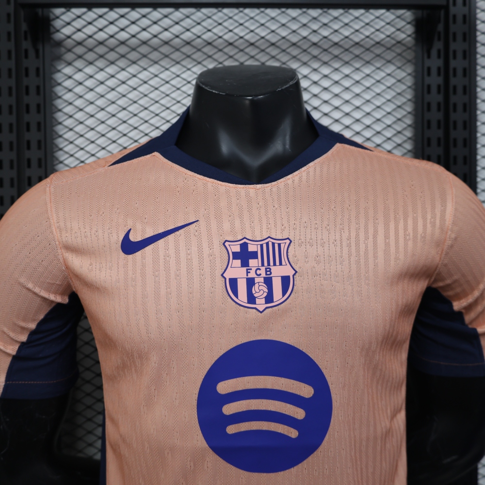 (S-3XL) 1:1 Copy Top Quality 2025/2026 Player: Barcelona Pink