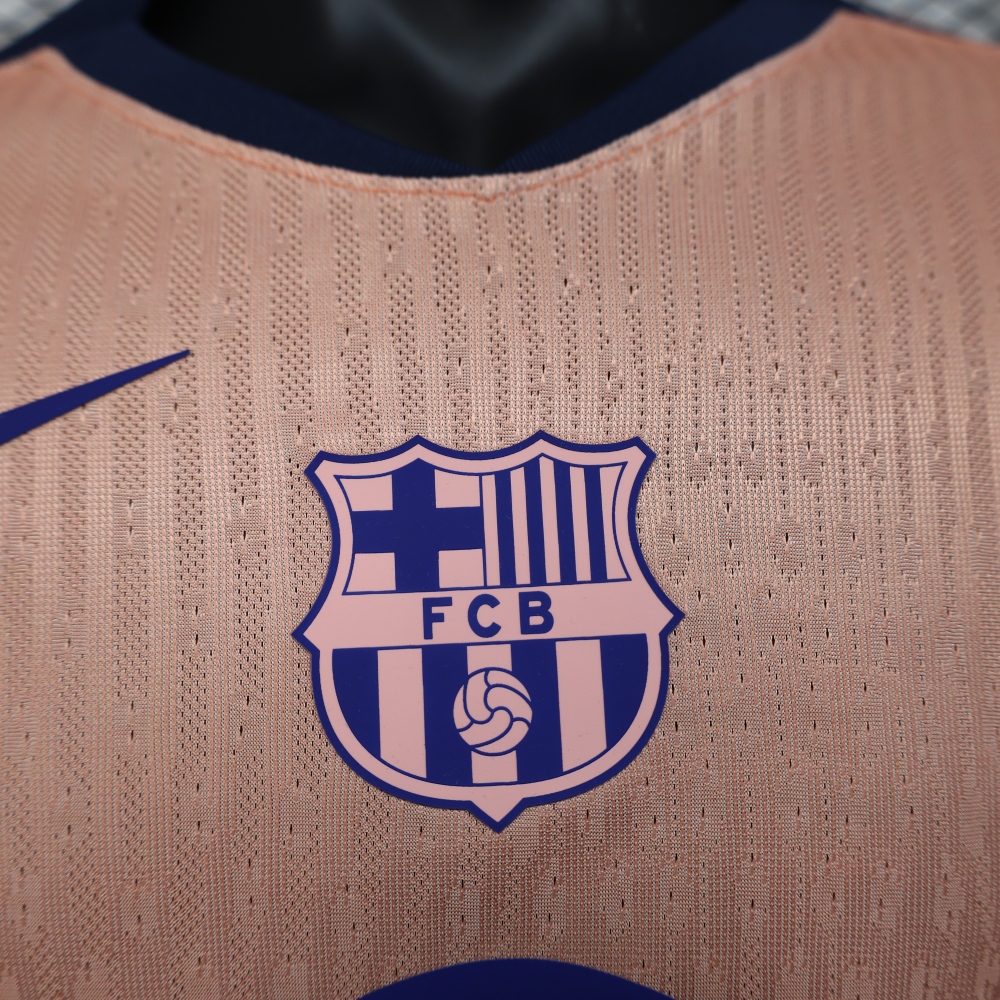 (S-3XL) 1:1 Copy Top Quality 2025/2026 Player: Barcelona Pink
