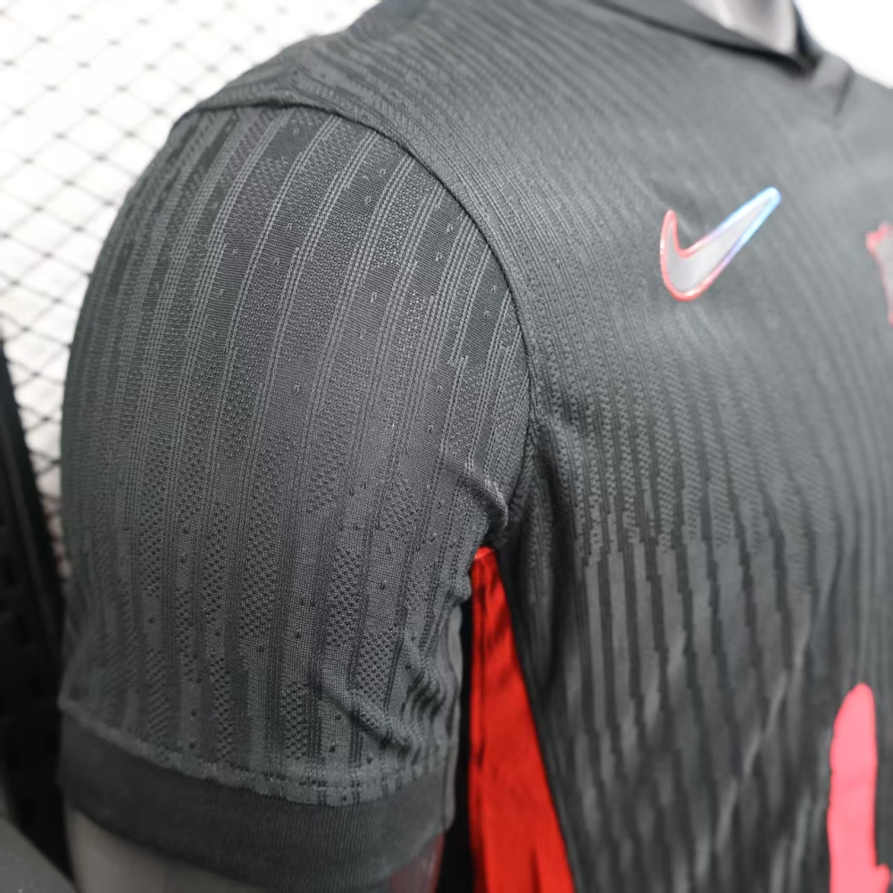 (S-3XL) 1:1 Copy Top Quality 2025/2026 Player: Barcelona Away with Advertisement