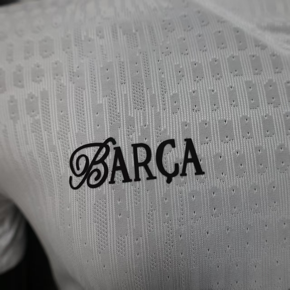(S-3XL) 1:1 Copy Top Quality 2025/2026 Player: Barcelona Special Edition White
