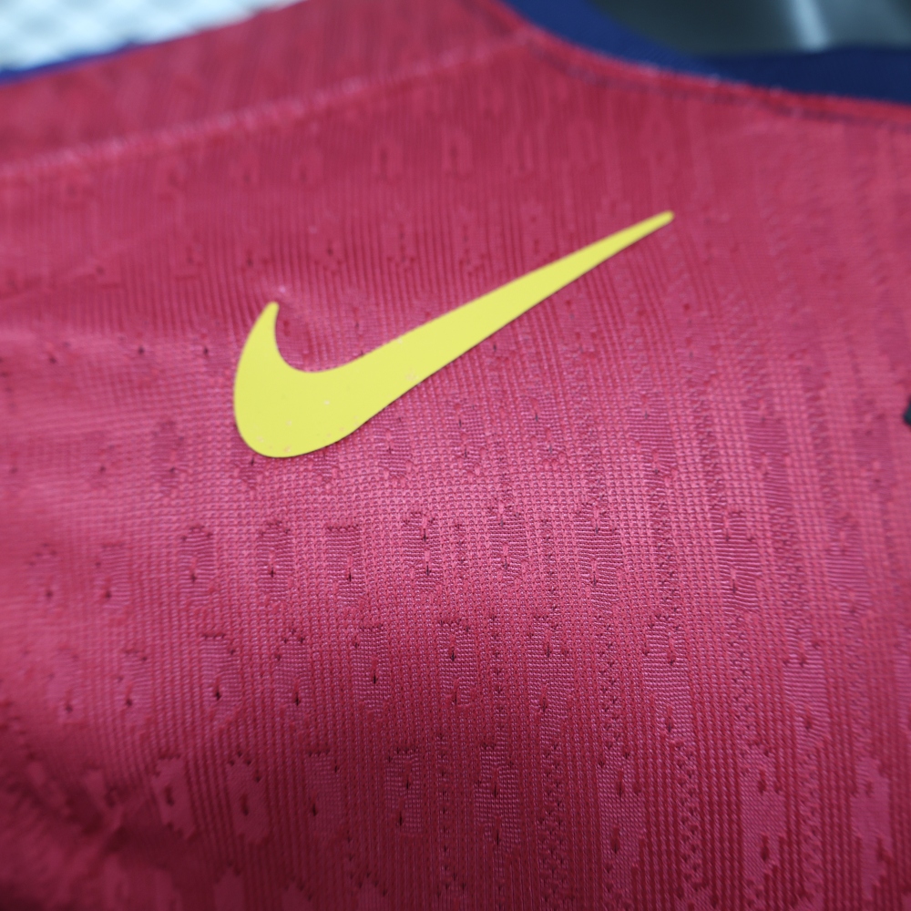 (S-3XL) 1:1 Copy Top Quality 2025/2026  Player; Barcelona Special Edition with Advertisement