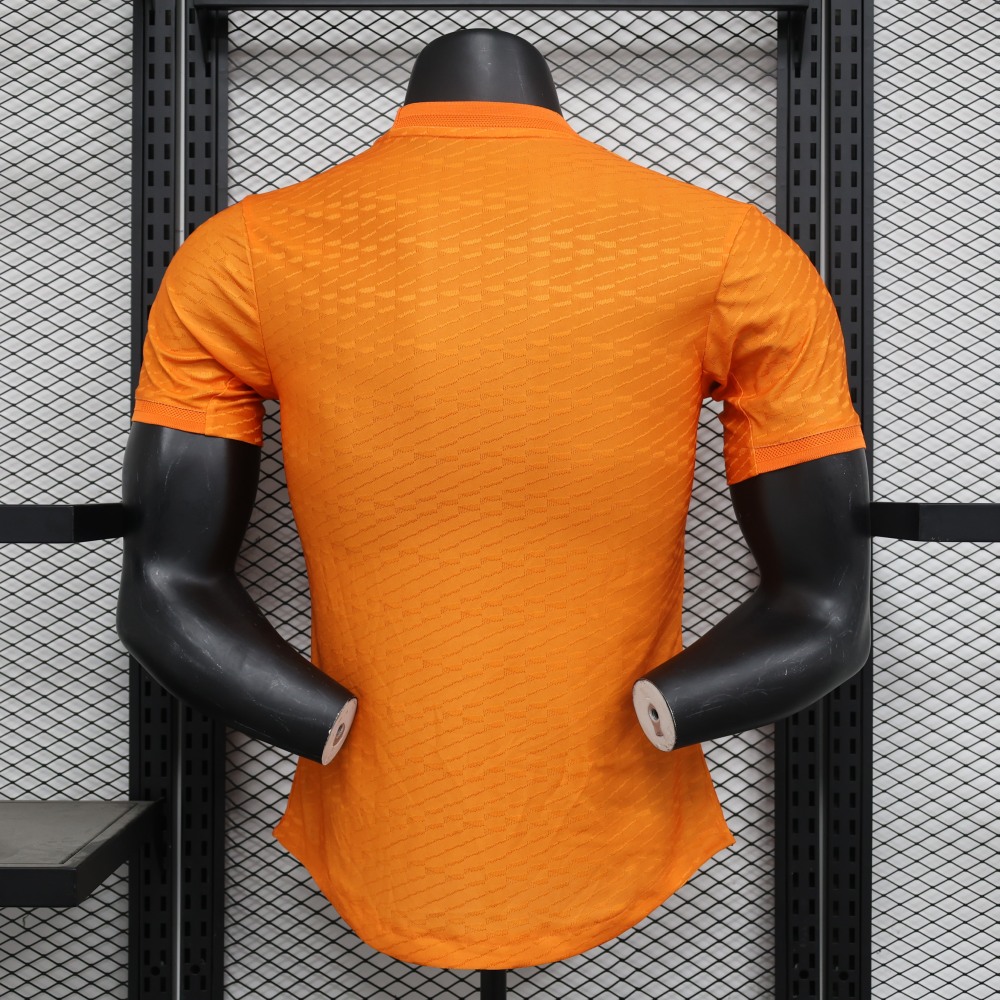 (S-3XL) 1:1 Copy Top Quality 2025/2026 Player: 24-25 Real Madrid Y3 (orange)
