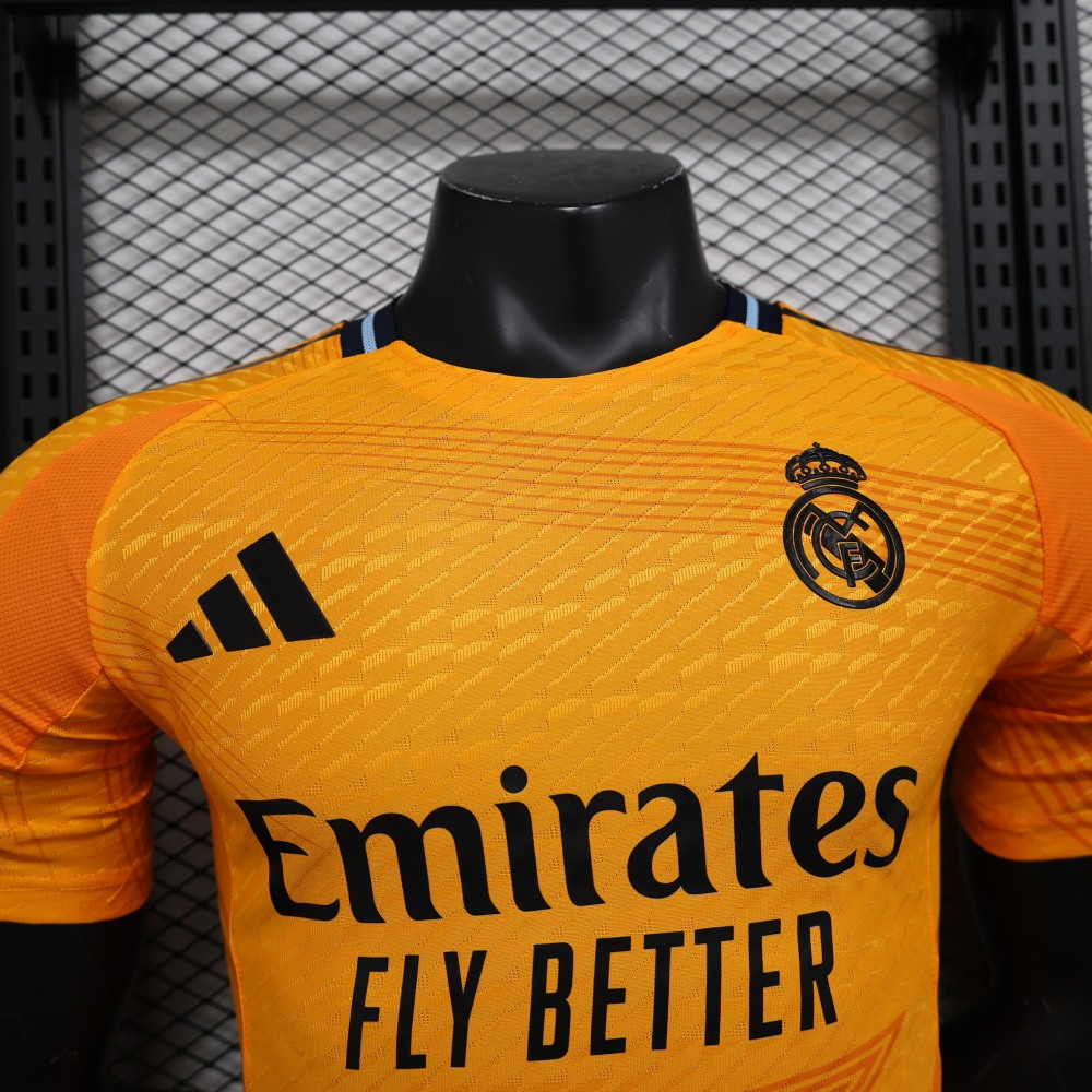 (S-3XL) 1:1 Copy Top Quality 2025/2026 Player: Real Madrid away jacquard