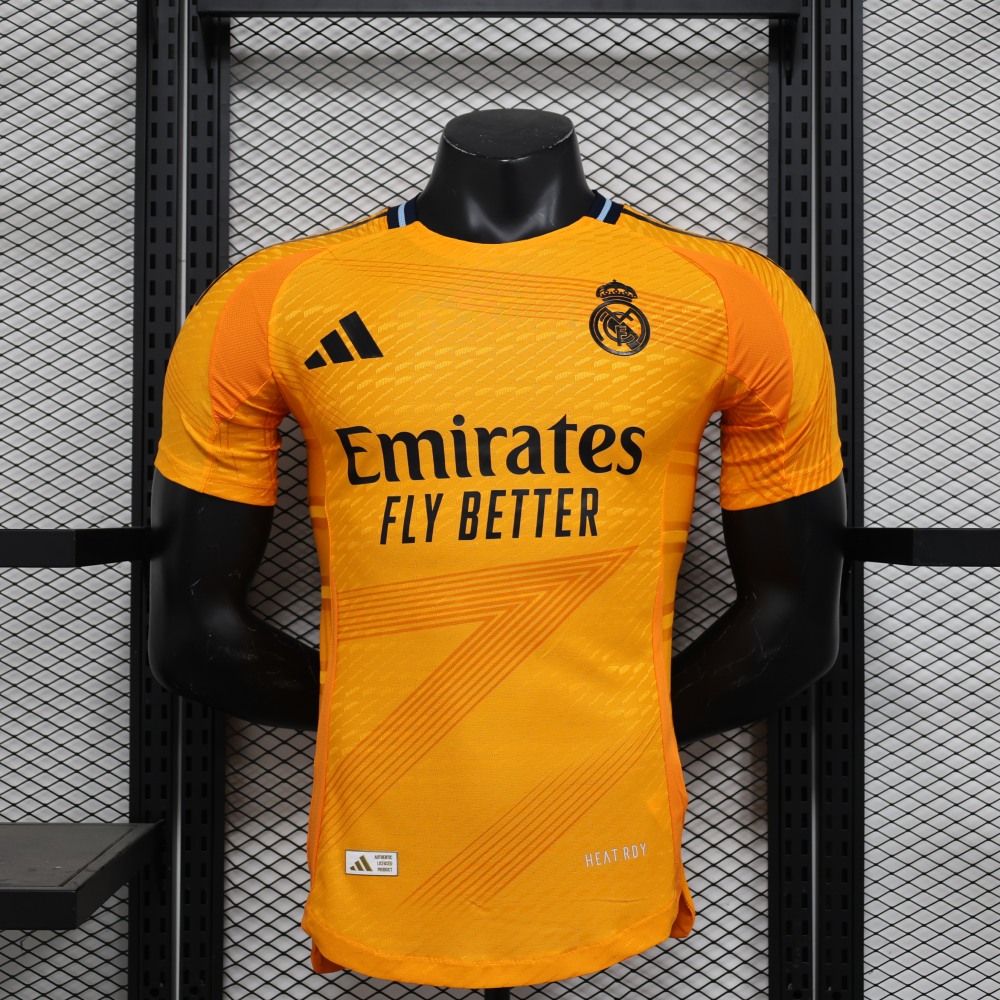 (S-3XL) 1:1 Copy Top Quality 2025/2026 Player: Real Madrid away jacquard