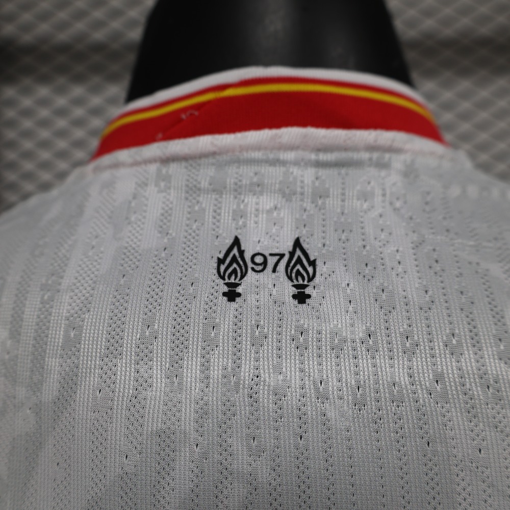 (S-3XL) 1:1 Copy Top Quality 2025/2026 Player: Liverpool Second Away Long-sleeve