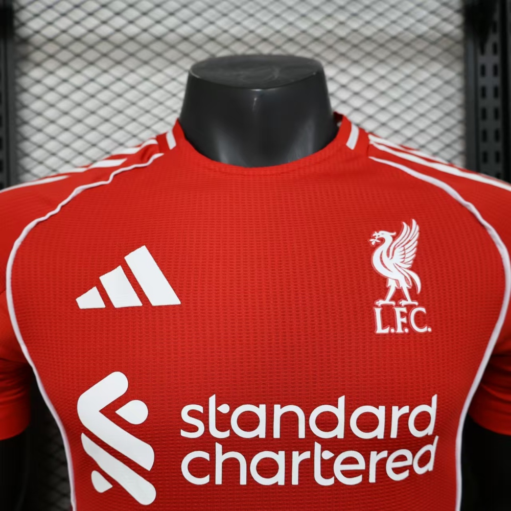 (S-3XL) 1:1 Copy Top Quality 2025/2026 Player: New Liverpool Red